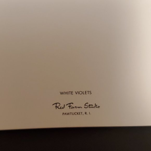 Greeting Cards (7) Red Farm Studio White Violets - Picture 7 of 7